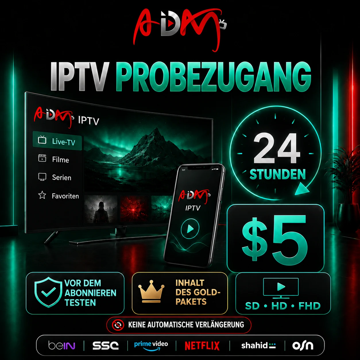 ADAM-Test — 24 Stunden